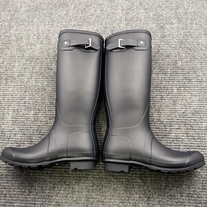 Hunter Original Tall Rain Boot Women's Size 7 Matte Navy Blue New With Box $190